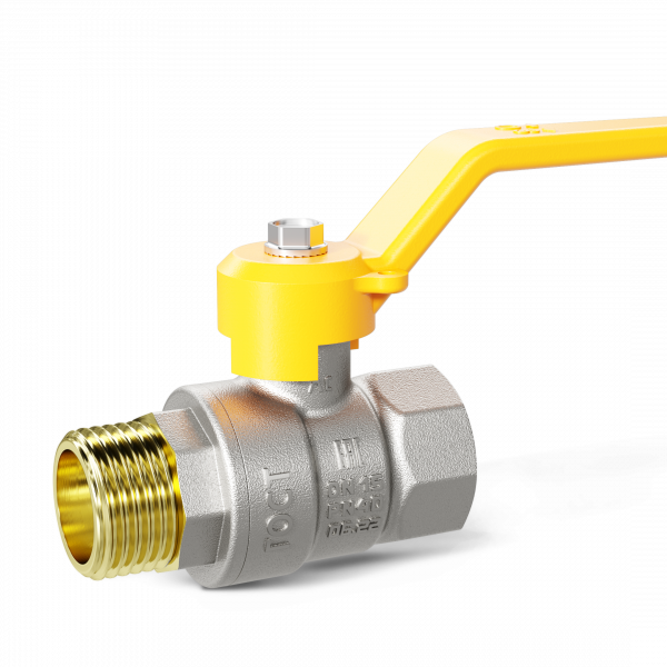 Кран шаровый Ду 32 Ру 25 вн/вн рычаг ГАЗОВЫЙ LD Pride (8)