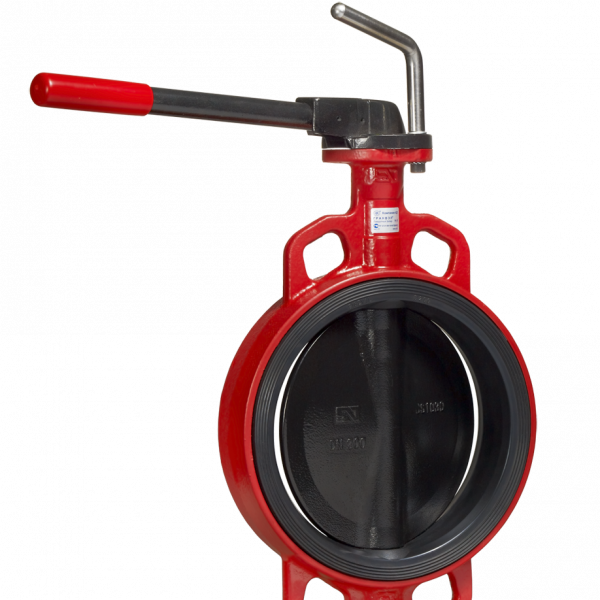 Затвор дисковый Ду  050 Ру 16 ЗПВС--050х1,6-FL(w)-3-050-MN-E-c ручкой Траб=-15...+95С